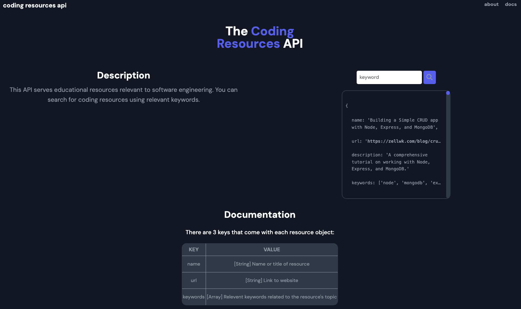 coding resources project image